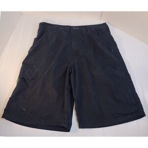 Wrangler Performance Series Mens 32 Zip Cargo Shorts Navy Blue Gorpcore Hiking